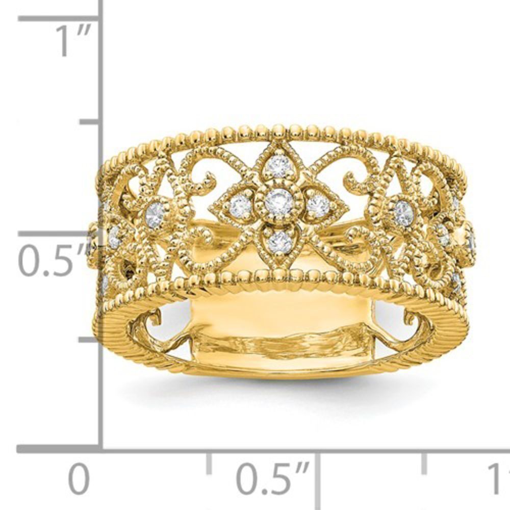 14k Lab Grown Diamond Ring - Picture 2 of 5